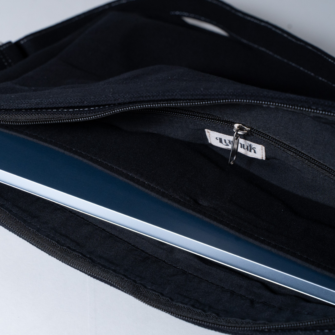 Big Knot It Bag | 15-inch Laptop Canvas Tote with Bow Detail