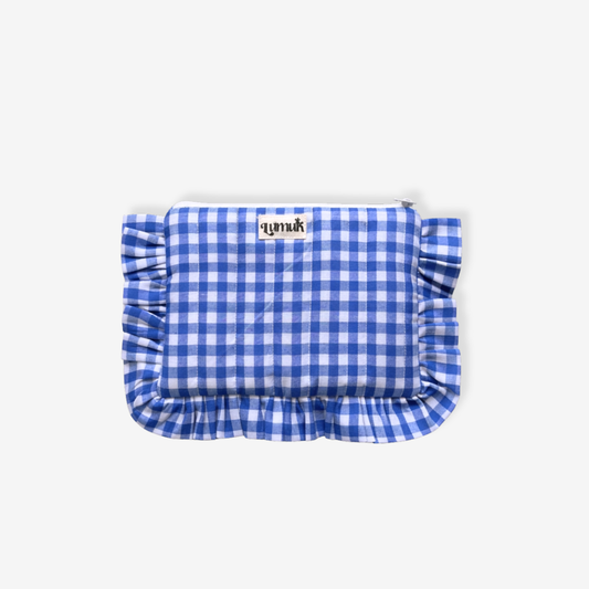 Neelima | Quilted Ruffle Pouch Set